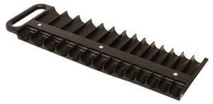 Lisle 40210 3/8" Drive Black Magnetic Socket Holder for 28 Sockets