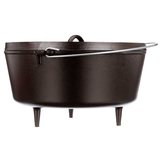 Lodge Horno HolandÃ©s de Campamento de Hierro Fundido de 4 Cuartos, L10C03, con Tapa