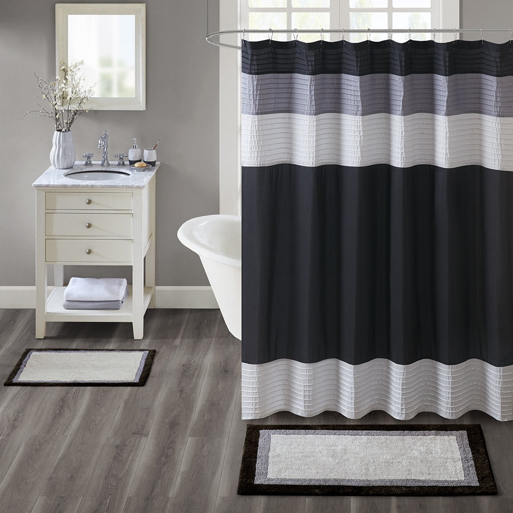 MAYEERTY Non-Slip Soft Bathroom Rug Cotton Tufted Bath Mat, Machine Washable, 27"W x 45"L