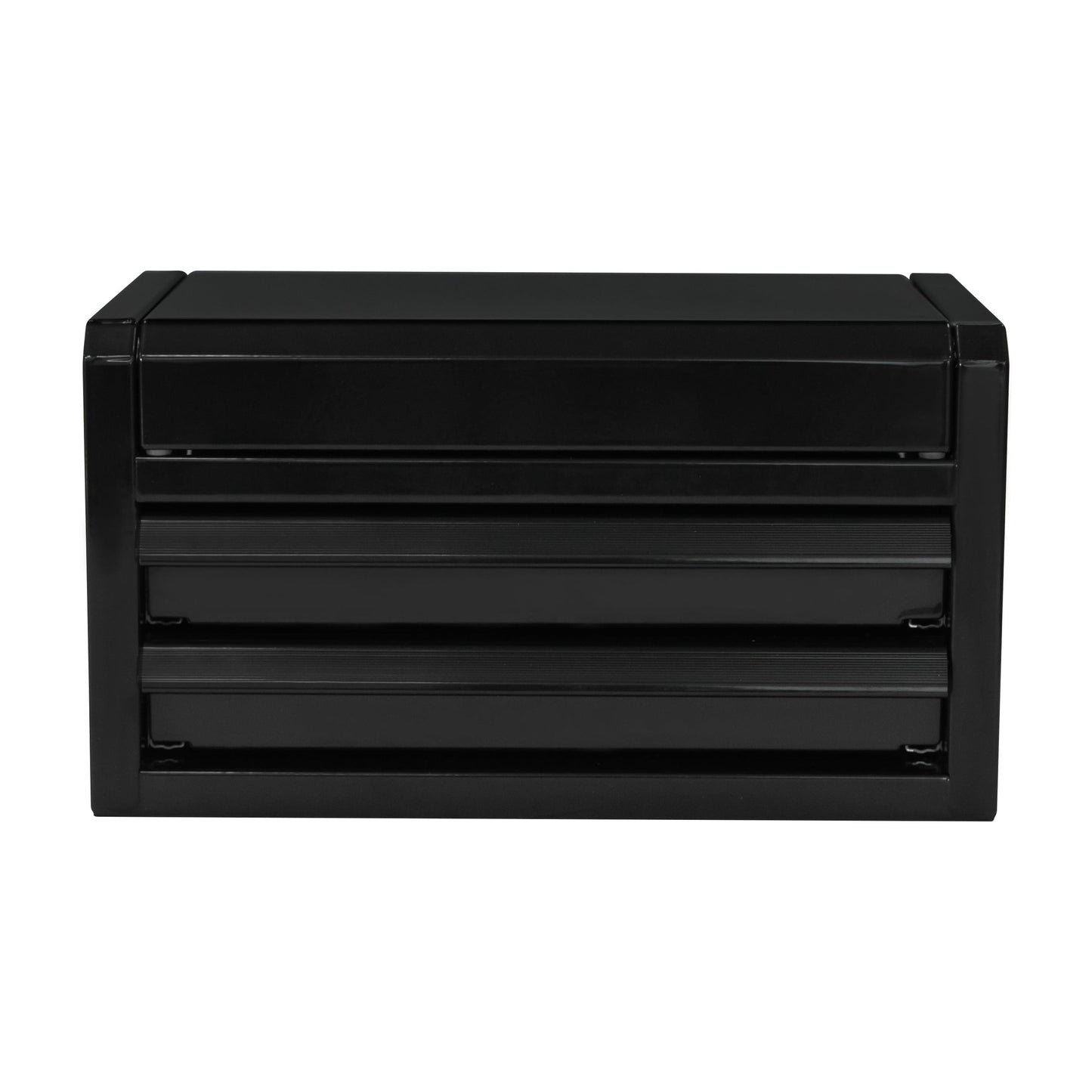 Hyper Tough Mini Caja de Herramientas de Acero de 10 Pulgadas con 2 Cajones â€“ Negro