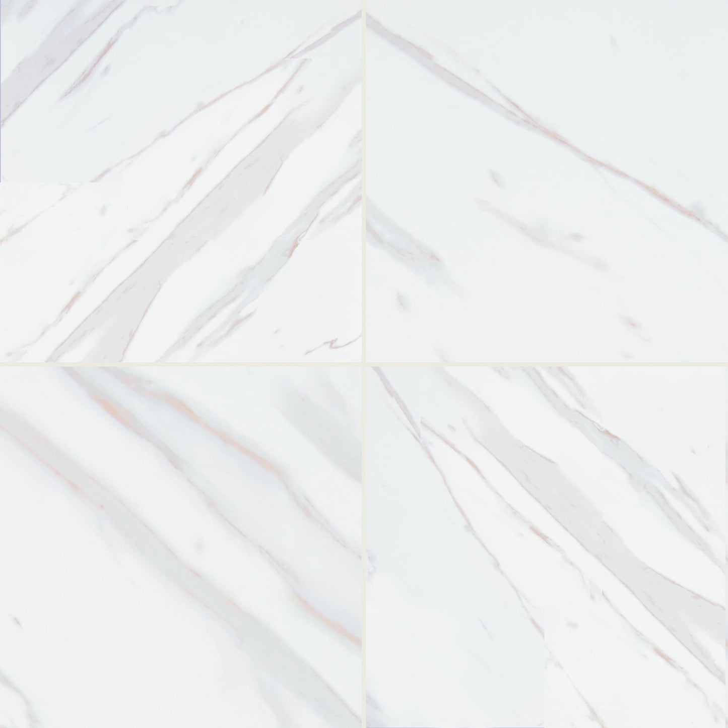 MSI Calacatta 24 in. x 24 in. Glazed Porcelain Floor and Wall Tile (16 Sq. ft. / Case)