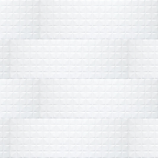MSI Dymo Chex White 12 X 24 Glossy Ceramic Wall Tile