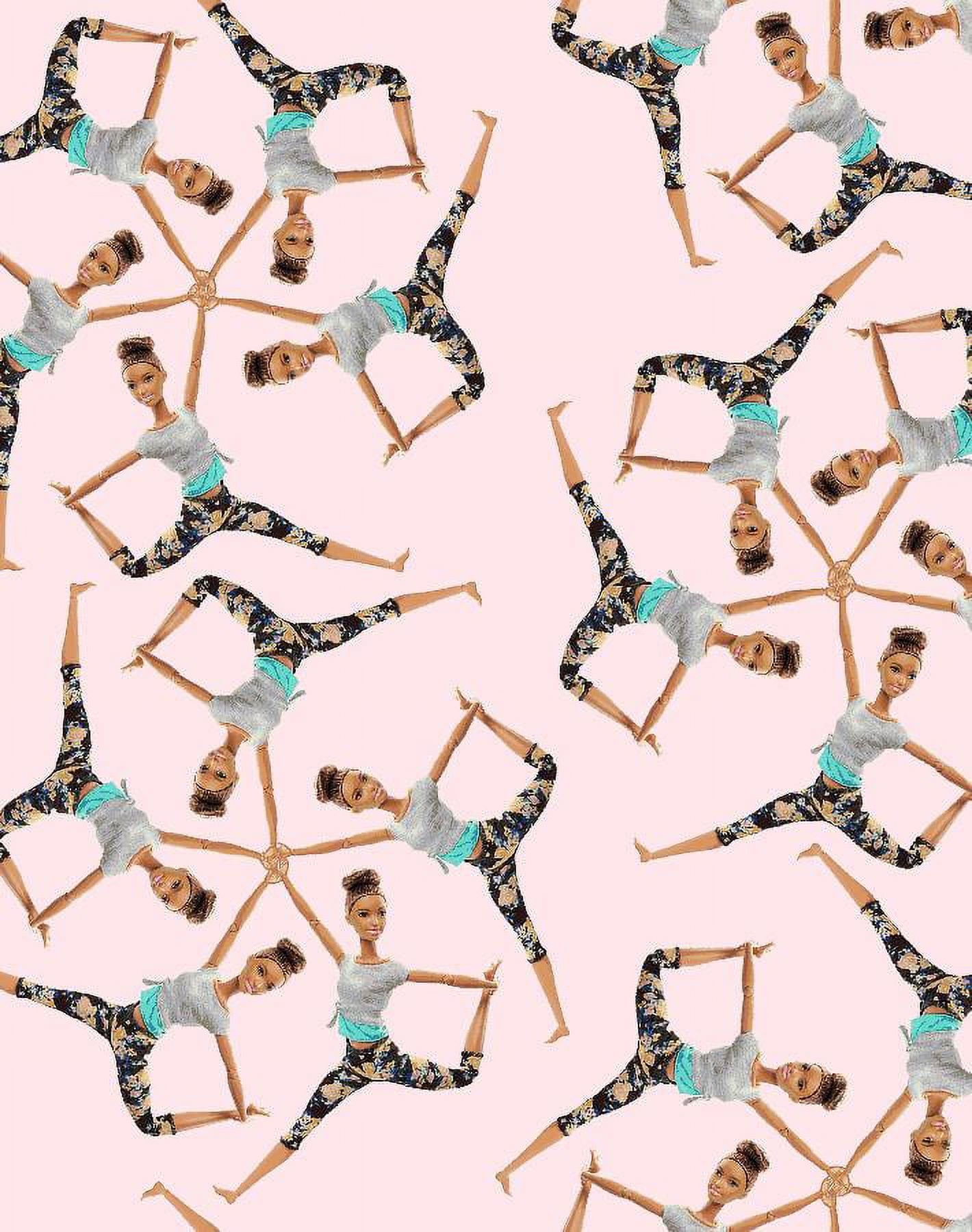 Made to Move Kaleidoscope Removable Vinyl Wallpaper by Barbie, Pink