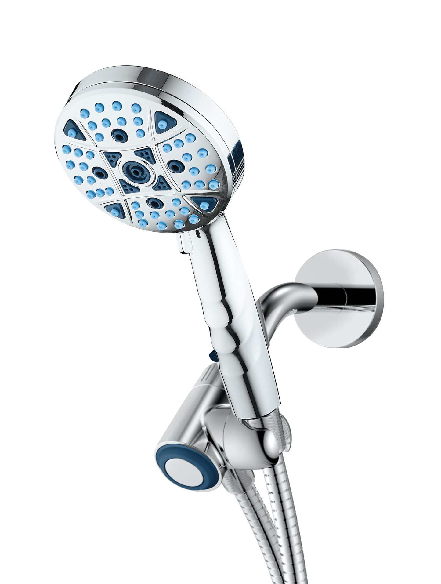Magneton by AquaCare - Cabezal de Ducha de Mano de Lujo de Alta PresiÃ³n con 8 Configuraciones y Boquillas Antimicrobianas, Acoplamiento MagnÃ©tico con Bloqueo de Casquillo de la Era Espacial y Soporte Superior de Doble Altura
