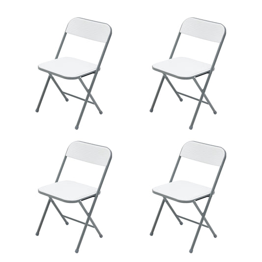 Mainstays 4 Pack Resin Folding Chair, Black