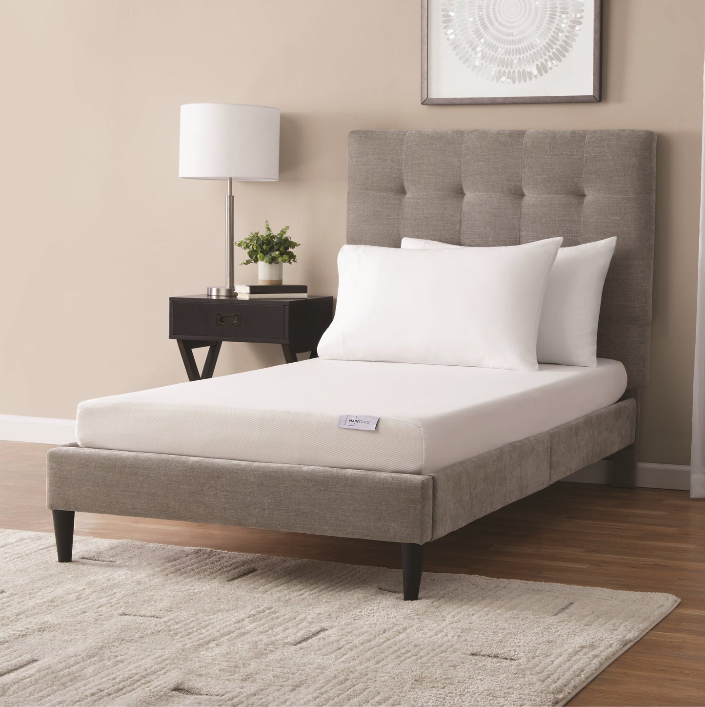 Mainstays ColchÃ³n de Memory Foam de Firmeza Media de 6â€, Twin