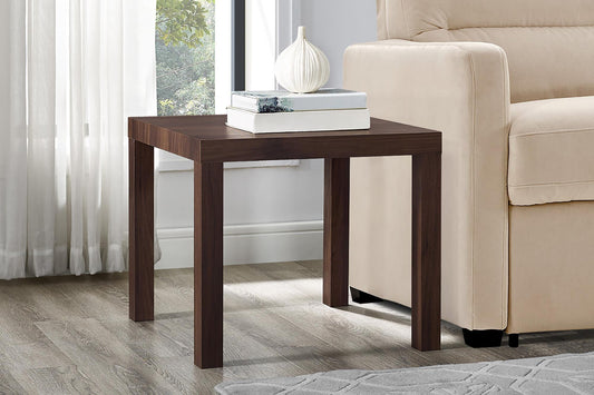 (2 pack) Mainstays Parsons End Table, Black Oak