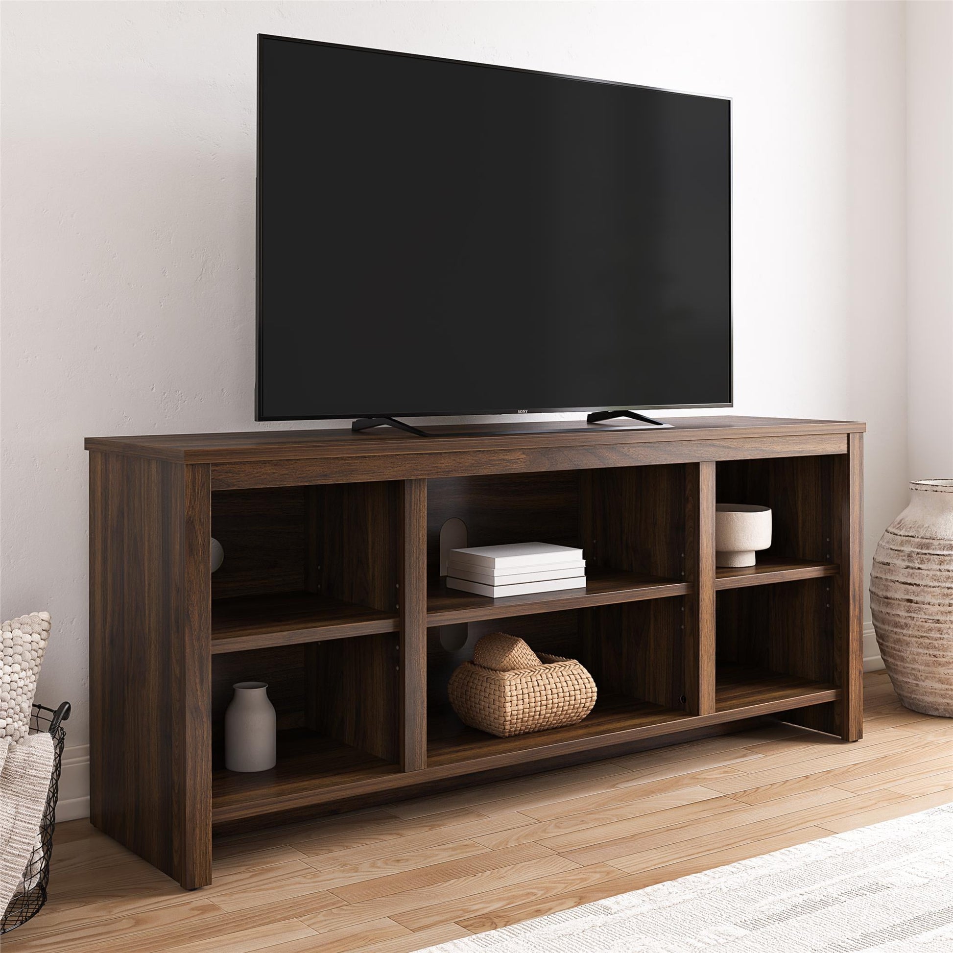 Mainstays Parsons TV Stand for TVs up to 50", Espresso