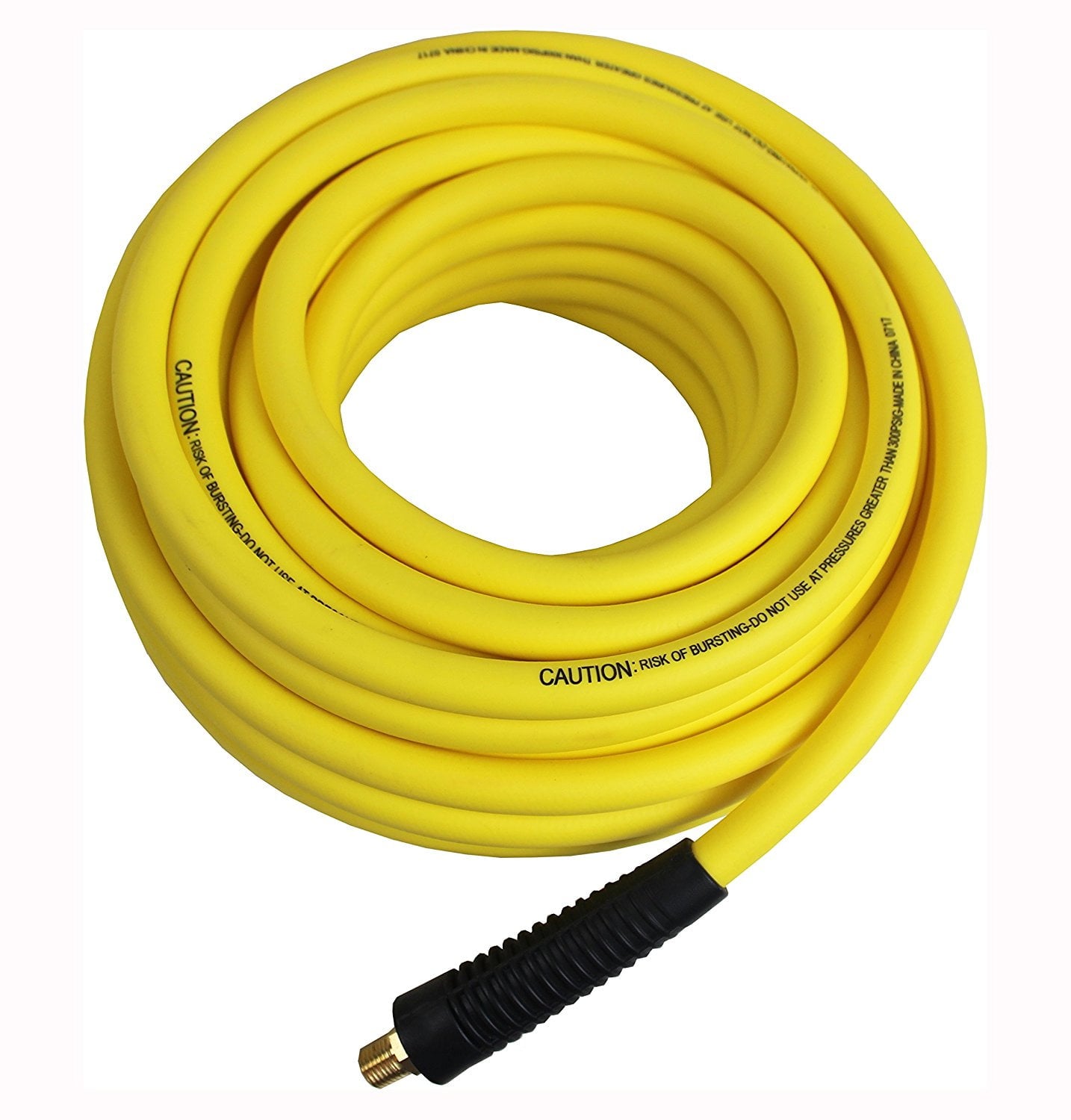 MaxWorks 80788 Hybrid Polymer 3/8" x 50 Ft Air Hose Lightweight All Weather No-Memory Non-Kinking 300 PSI Maximum