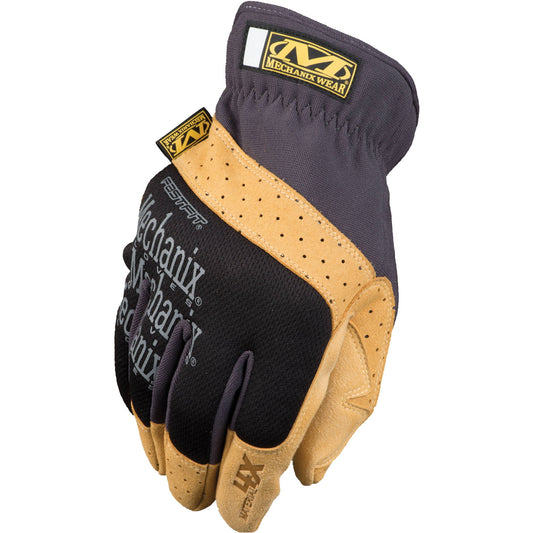 Mechanix Wear Material4X FastFit Glove Elastic Cuff Tan Pair, Material4X, XXL