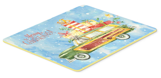 Merry Christmas Staffordshire Bull Terrier Kitchen or Bath Mat 24x36