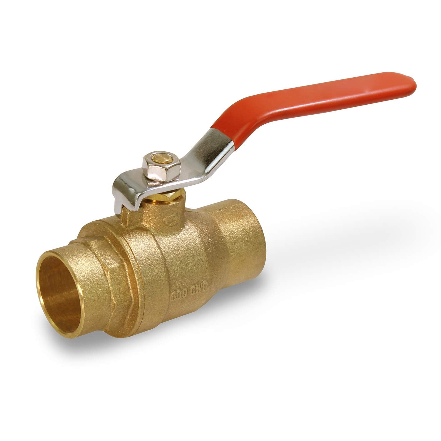 Midline Valve C522224 Premium Brass Gas Ball Valve, with 2 in. Sweat Connections