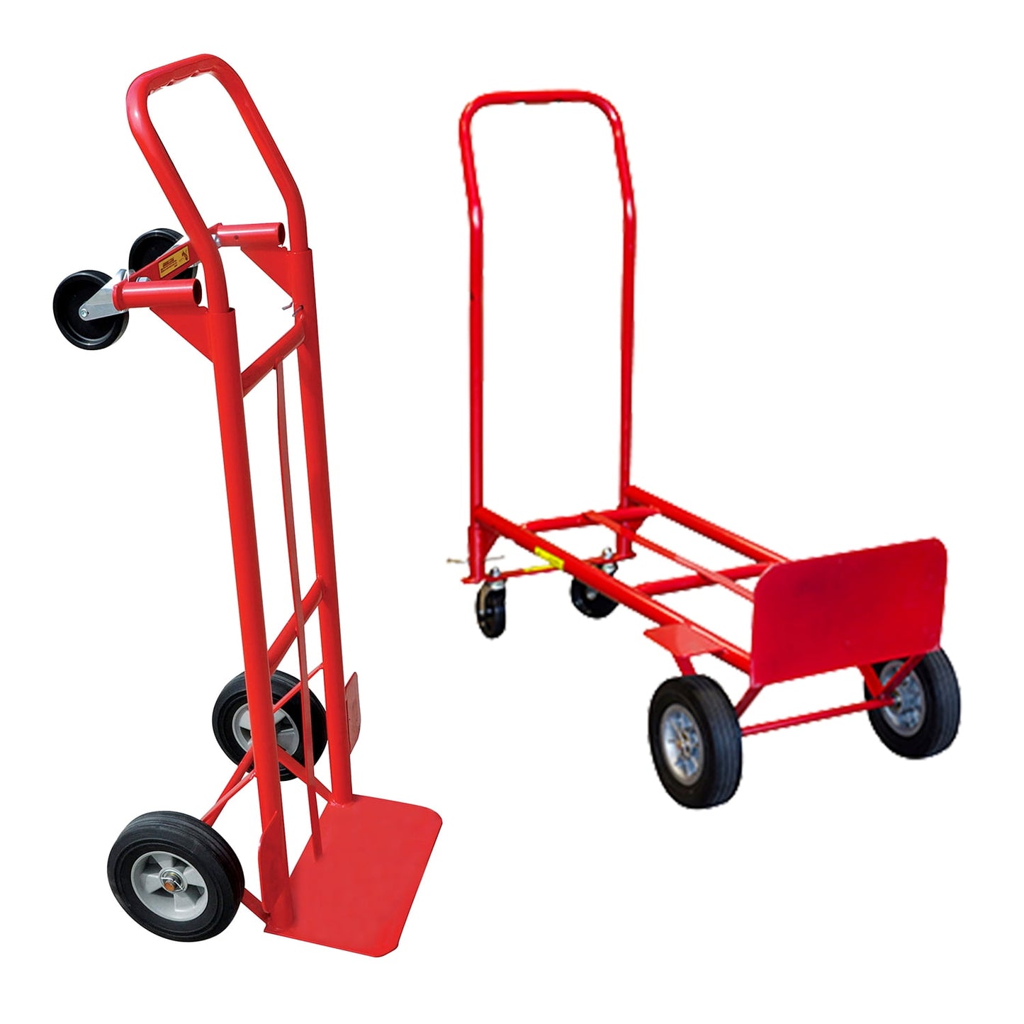 Milwaukee 35180, 600 lbs Steel 15.75 in x 19.5 in x 47 in Convertible Hand Truck