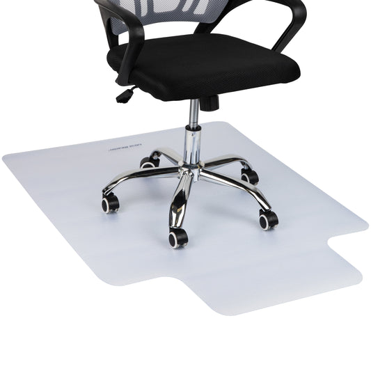 Mind Reader Office Chair Mat for Hardwood Floors, Under Desk Floor Protector, Rolling, PVC, Clear