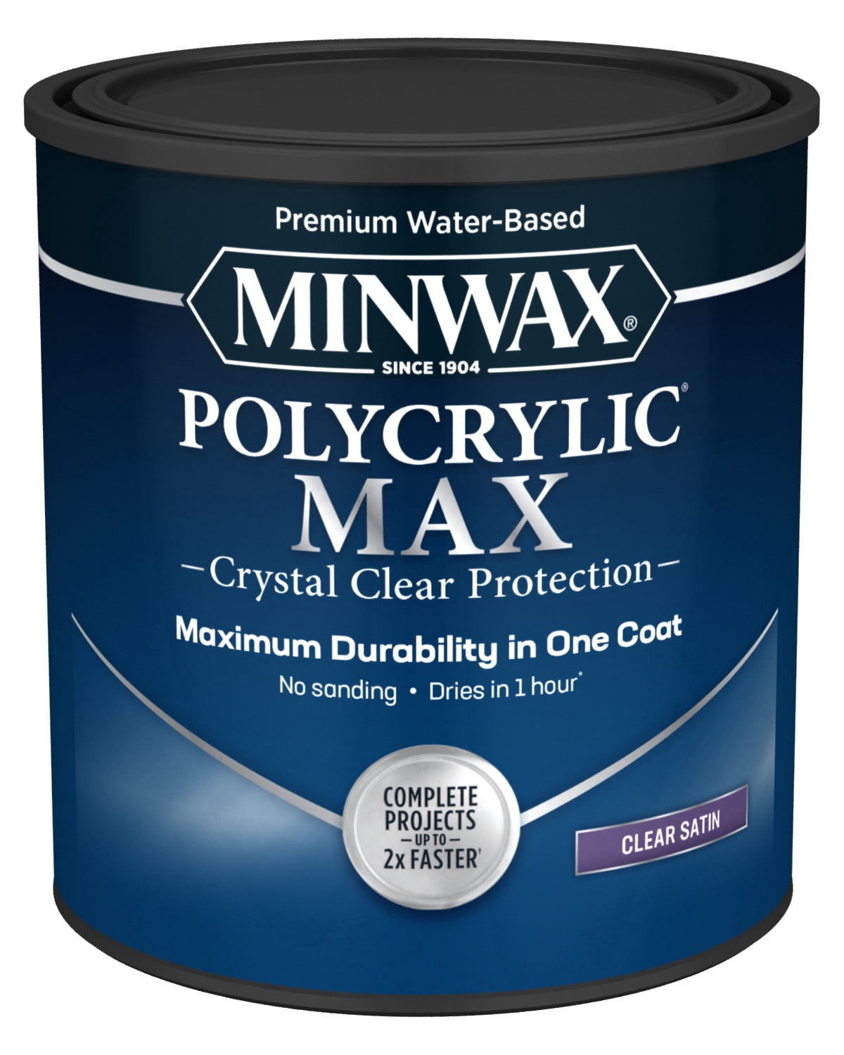 Minwax Polycrylic Max, Gloss, Clear, 1 Quart