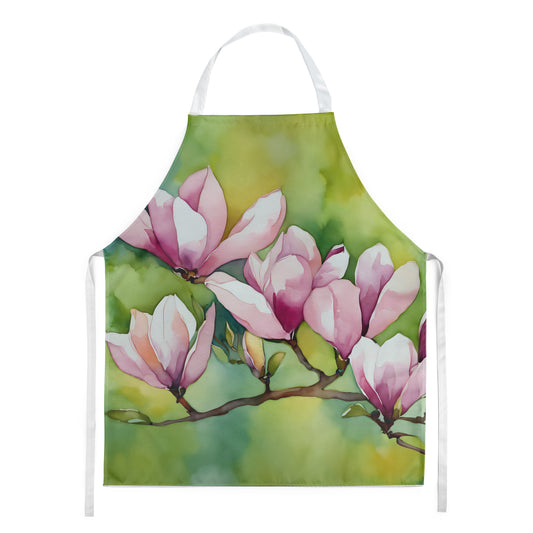 Mississippi Magnolia in Watercolor Apron 27 in x 30 in