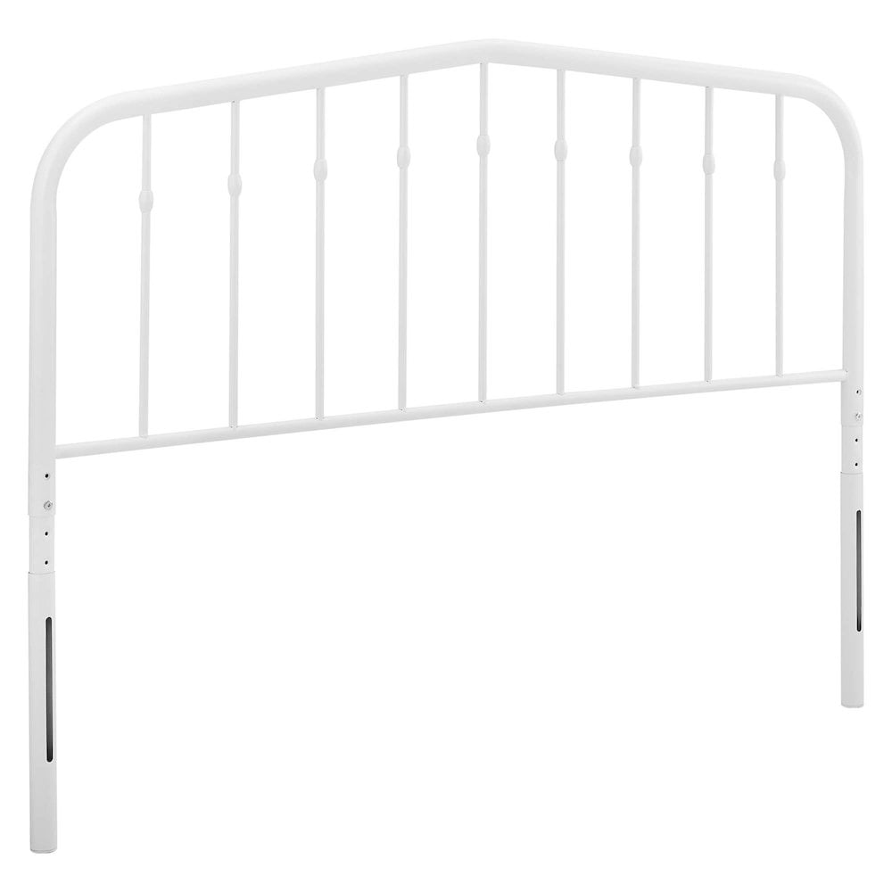 Modway Lennon Contemporary Modern Twin Metal Spindle Headboard in Gold
