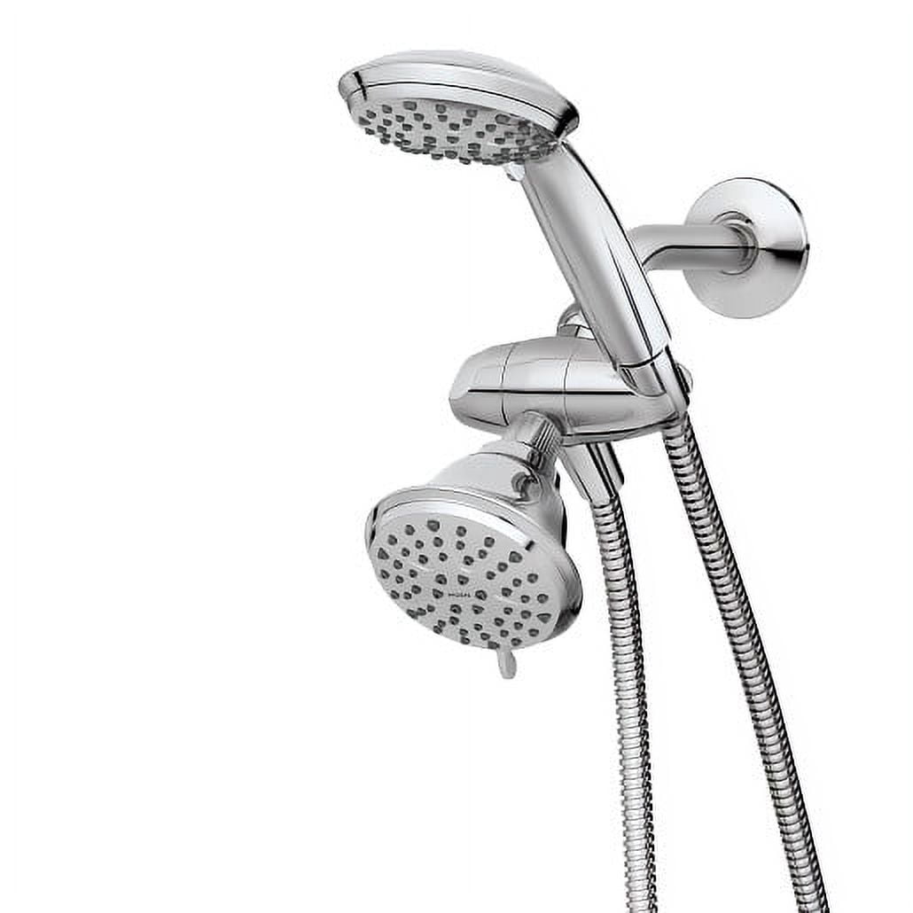 (2 pack) Moen Attune Chrome Bathroom Showerhead and Hand Shower Combo, 218C0
