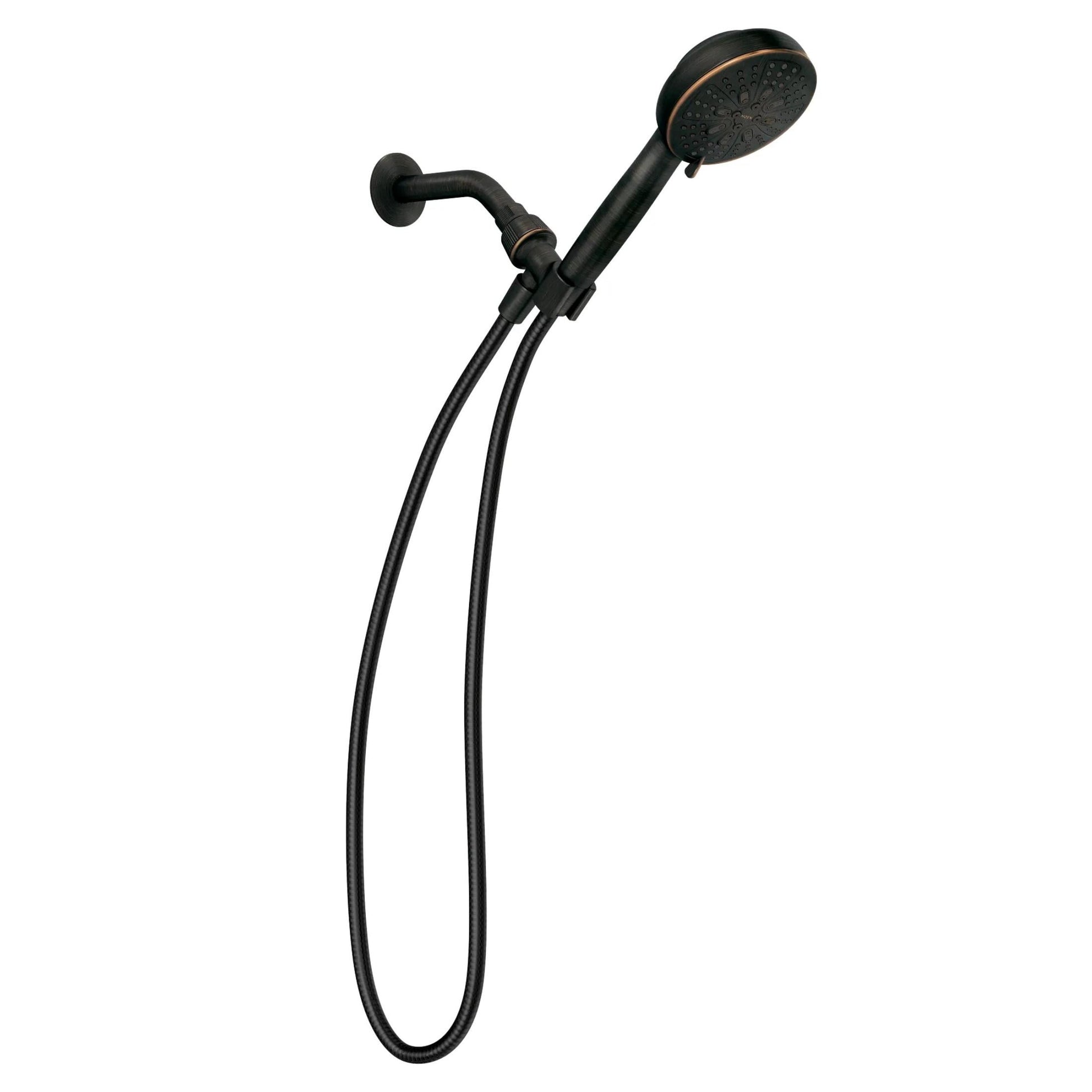 Moen Mediterranean Bronze Hydro Energetix High Pressure Shower Head with Handheld Sprayer Featuring 8 Spray Settings
