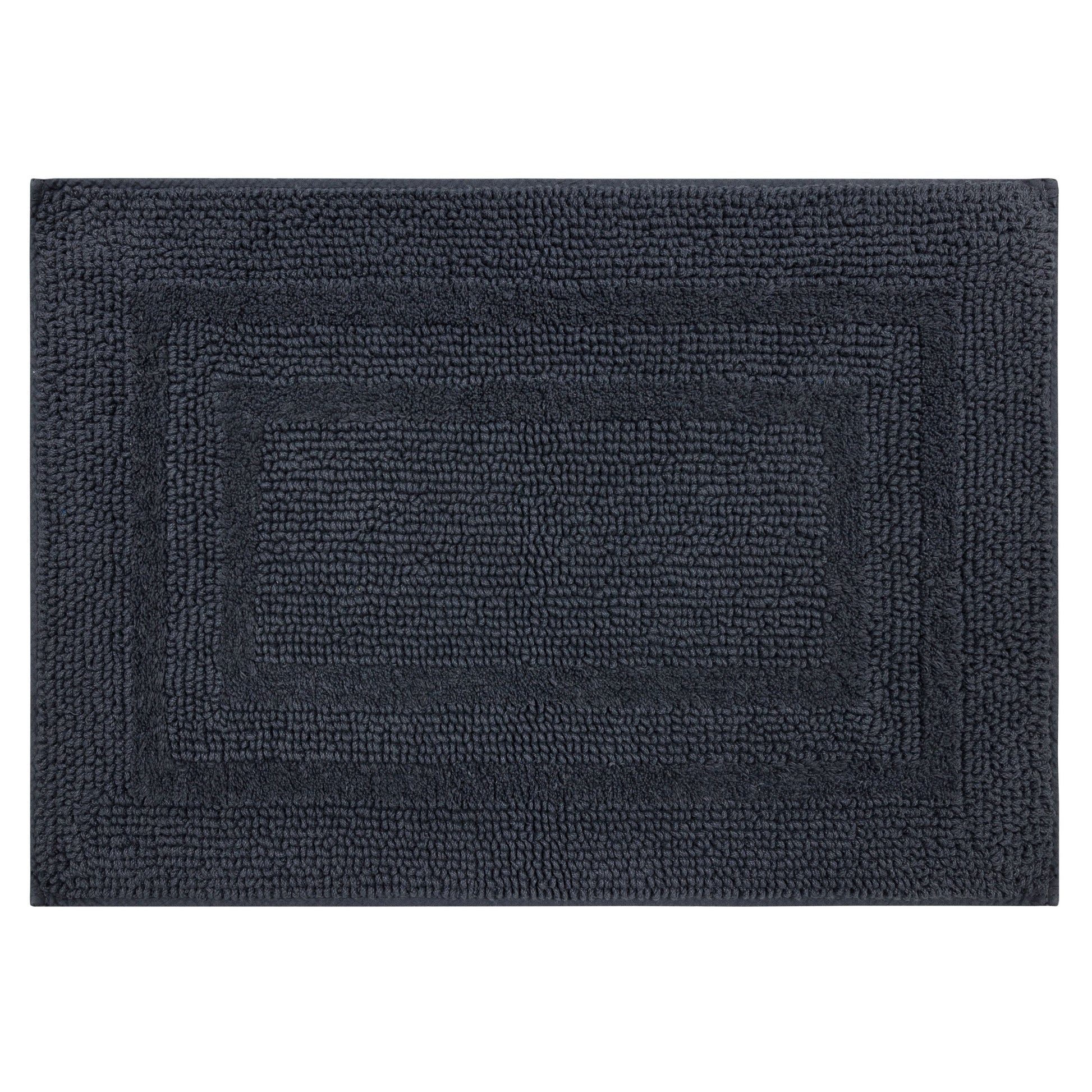 Mohawk Cotton Bath Mat Soft Absorbent Quick Dry Machine Washable Bathroom Mat, Charcoal, 27" x 45"