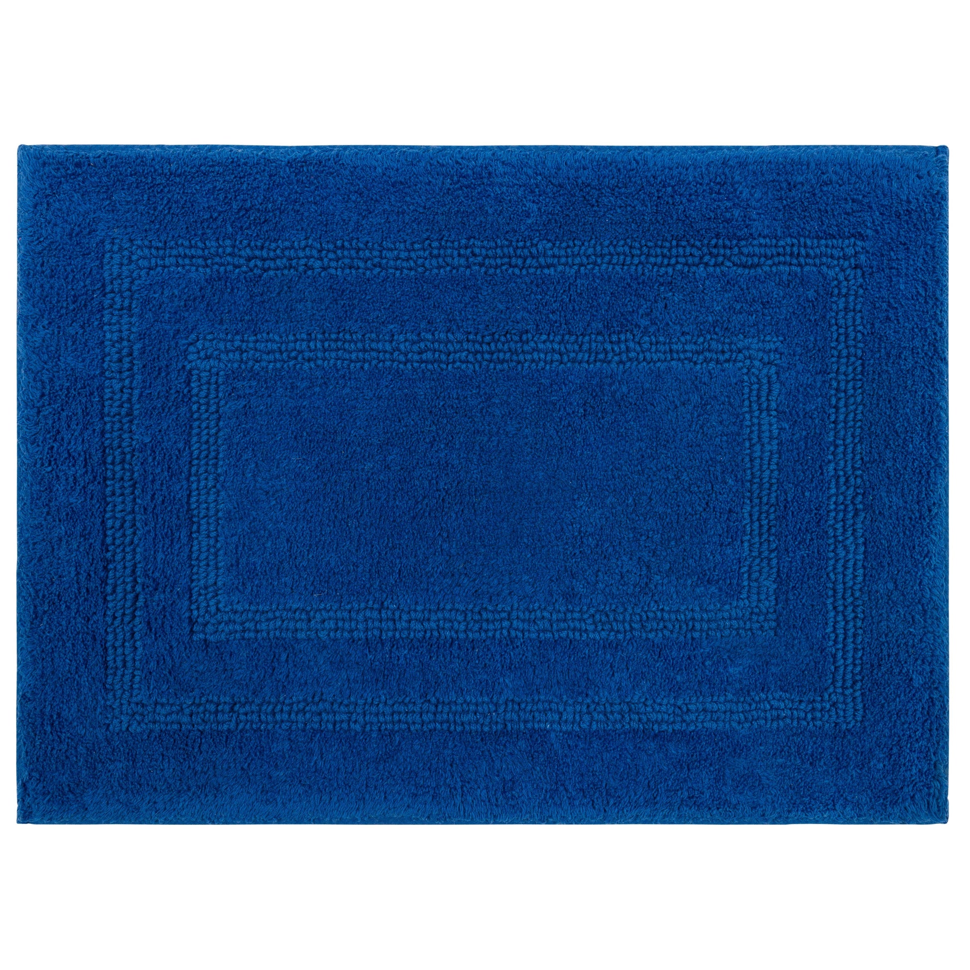 Mohawk Cotton Bath Mat Soft Absorbent Quick Dry Machine Washable Bathroom Mat, Cobalt, 21" x 34"