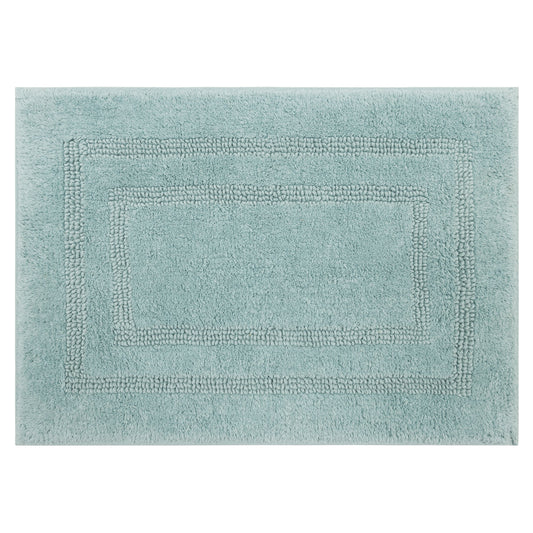 Mohawk Cotton Bath Mat Soft Absorbent Quick Dry Machine Washable Bathroom Mat, Glacier, 27" x 45"
