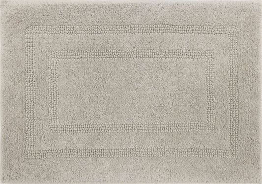 Mohawk Cotton Bath Mat Soft Absorbent Quick Dry Machine Washable Bathroom Mat, Silver, 24" x 60"