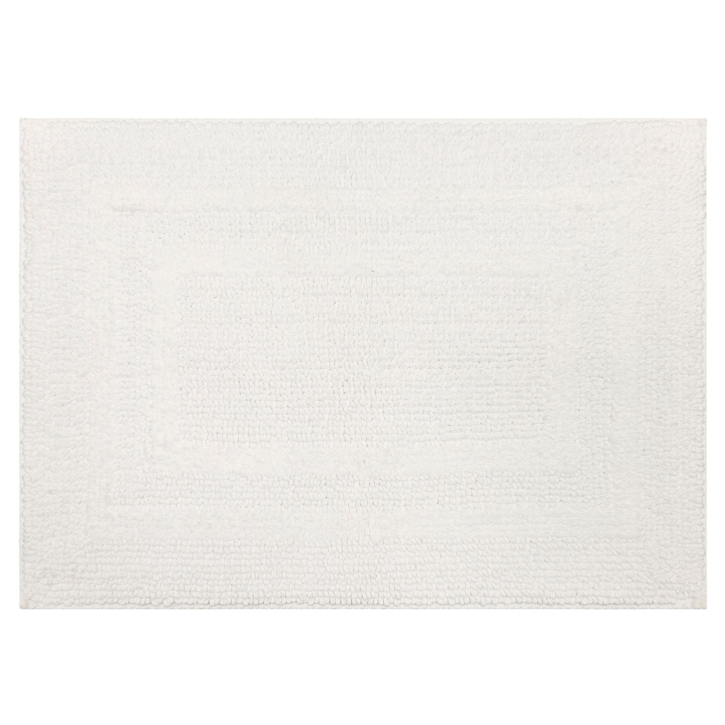 Mohawk Cotton Bath Mat Soft Absorbent Quick Dry Machine Washable Bathroom Mat, White, 17" x 24"