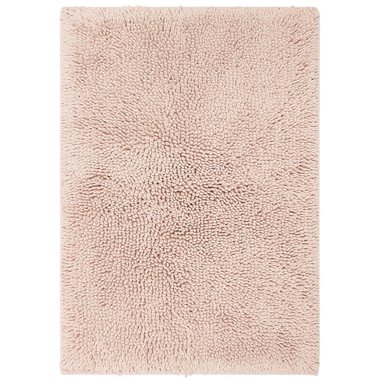 Mohawk Home Classic Cotton Plush Stain/Fade Resistant Non-Slip Washable Bath Mat, Blush, 1' 5" X 2'