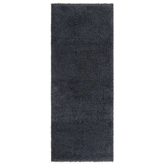 Mohawk Home Classic Cotton Plush Stain/Fade Resistant Non-Slip Washable Bath Mat, Charcoal, 2' X 5'