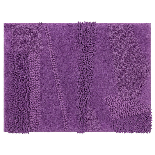 Mohawk Home Composition Cotton Bath Mat, Fiesta Violet, 2' x 5'