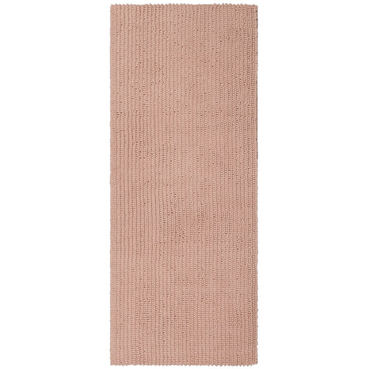 Mohawk Home Homespun Plush Fade/Stain Resistant Non-Slip Machine Washable Bath Rug, Blush, 2' x 5'