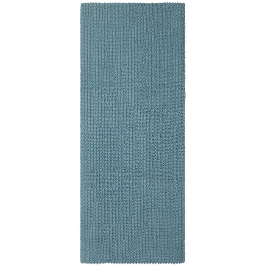 Mohawk Home Homespun Plush Fade/Stain Resistant Non-Slip Machine Washable Bath Rug, Glacier, 2' x 5'