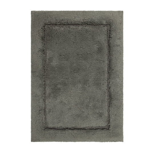 Mohawk Home Regency Plush Stain/Fade Resistant Non-Slip Machine Washable Bath Mat, Cool Grey, 2' 3" x 3' 9"