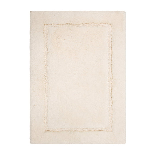 Mohawk Home Regency Plush Stain/Fade Resistant Non-Slip Machine Washable Bath Mat, Parchment, 2' x 5'