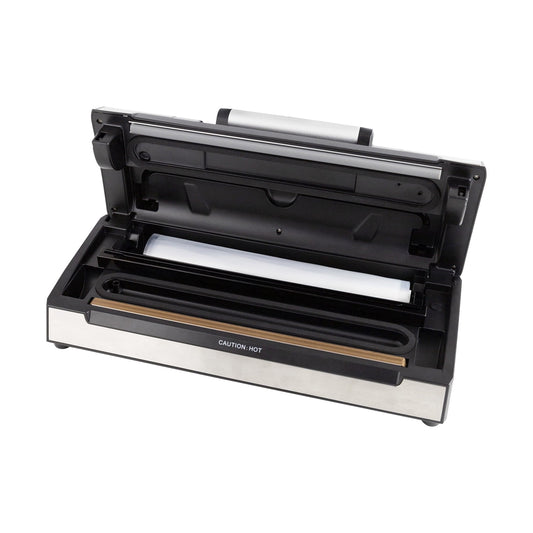 Nesco Professional Vacuum Sealer Machine, Powerful Multi-Mode Food Sealer With Accessory Port for Jars/Canisters, Built-In Roll Storage, Includes (2) 10 ft Rolls & (10) Pre-Cut Bags, For Pantry Storage & Meal Prep