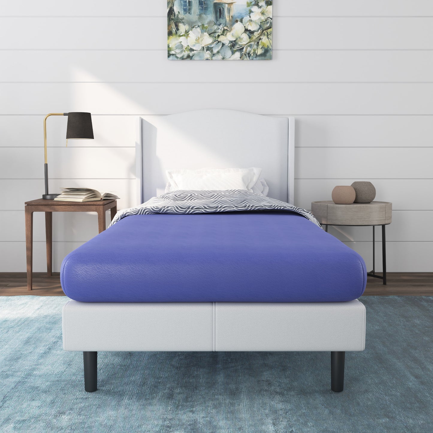 NapQueen Rainbow 5" Twin, Memory Foam Mattress, Blue