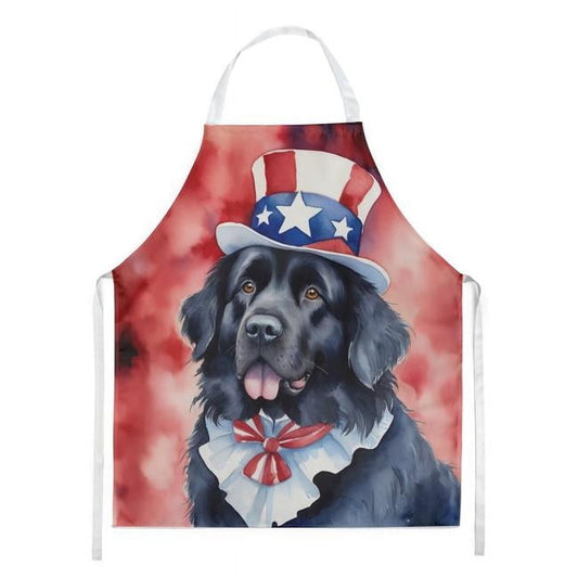 Newfoundland Patriotic American Apron 27 in x 30 in