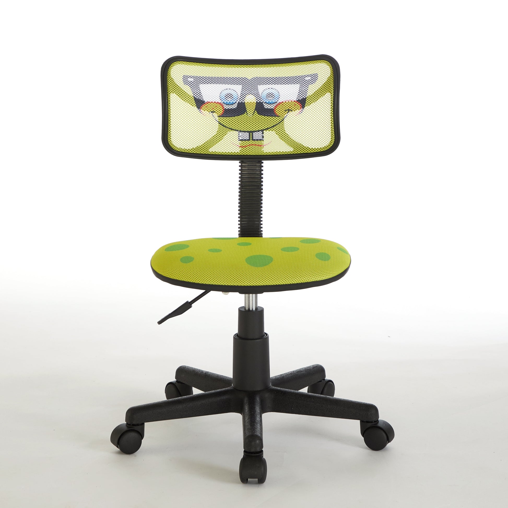 Nickelodeon SpongeBob SquarePants Swivel Mesh Chair, Adjustable Height, Yellow