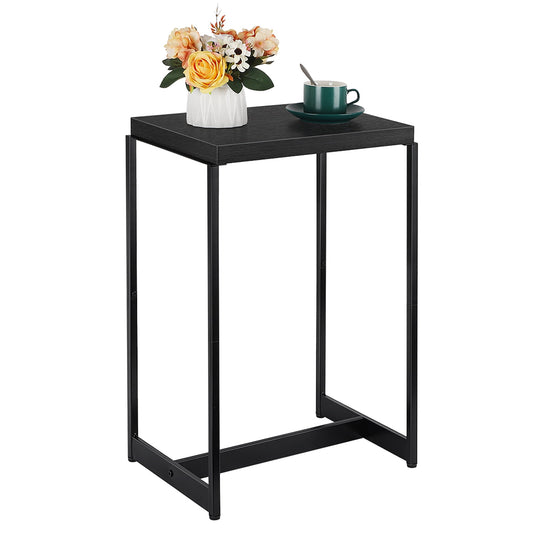 Oumilen Adult Modern Nightstand Narrow Side Table End Table, Black