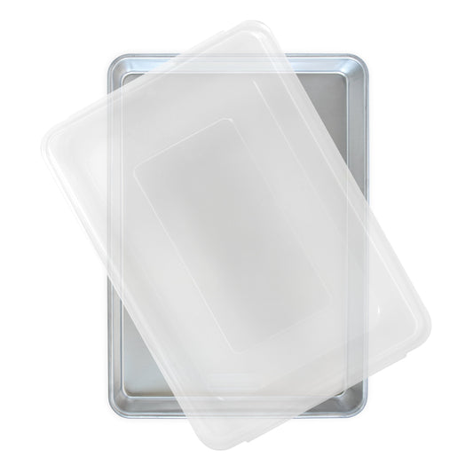 Nordic Ware Natural Aluminum Big Batch Sheet with Lid, Silver