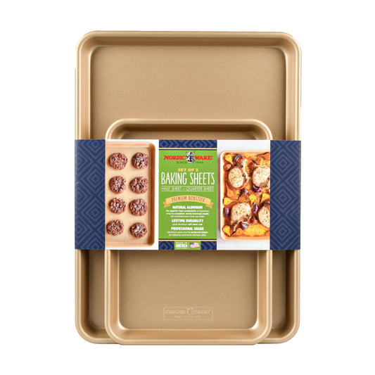 Nordic Ware Nonstick Naturals 2pk Baking Sheets