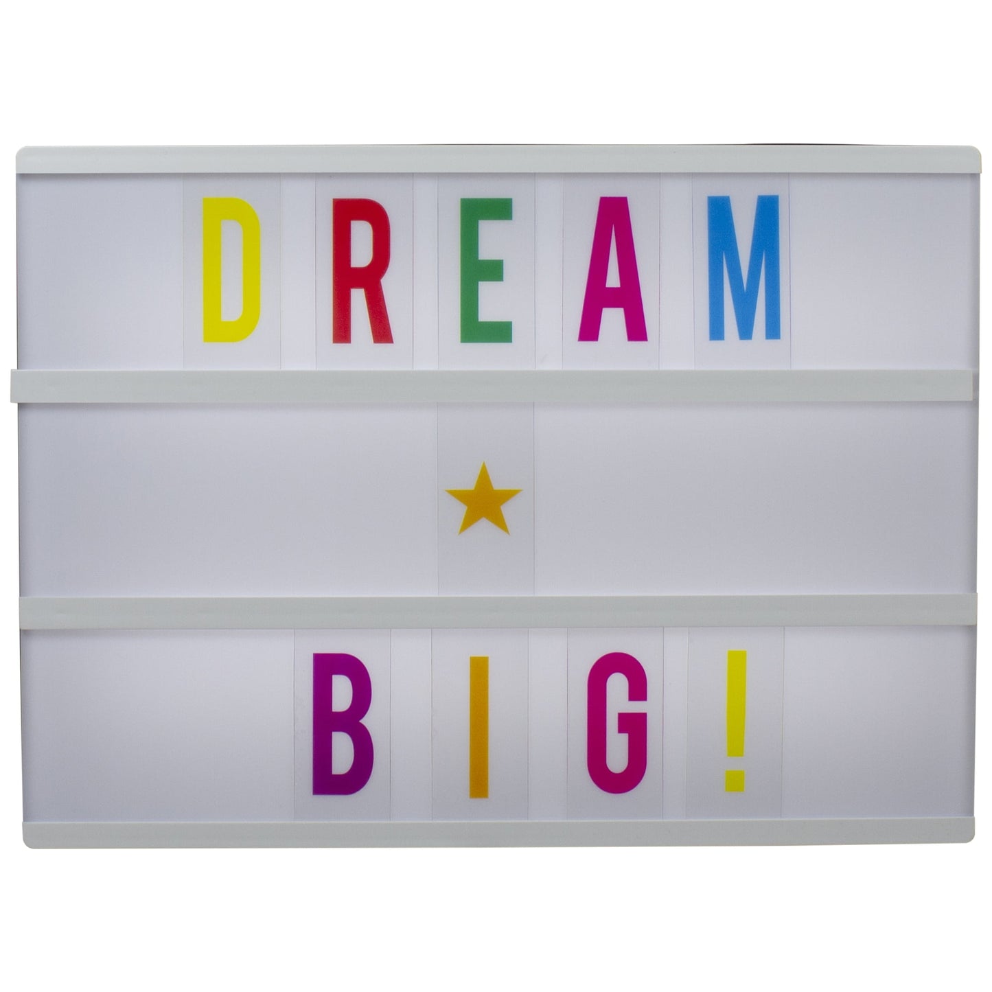Northlight LED Lighted Cinema Light Box with Letters and Numbers - 11.75"