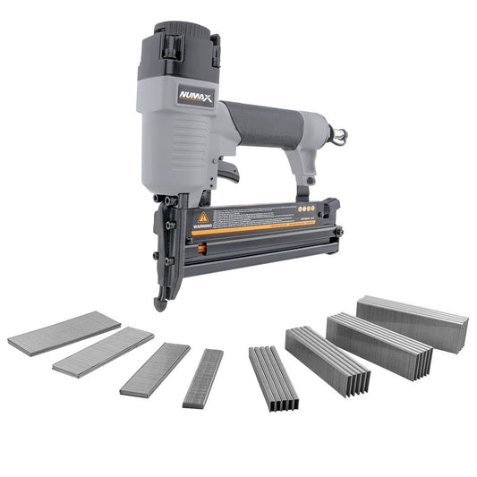 NuMax S2118GWN 18-Gauge Pneumatic 2-in-1 Brad Nailer & Stapler with 4000 Fasteners