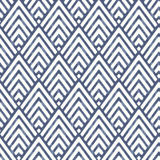 NuWallpaper Papel Tapiz de Vinilo Autoadhesivo Arrowhead Azul Profundo, 216 Pulgadas por 20.5 Pulgadas, 30.75 Pies Cuadrados.