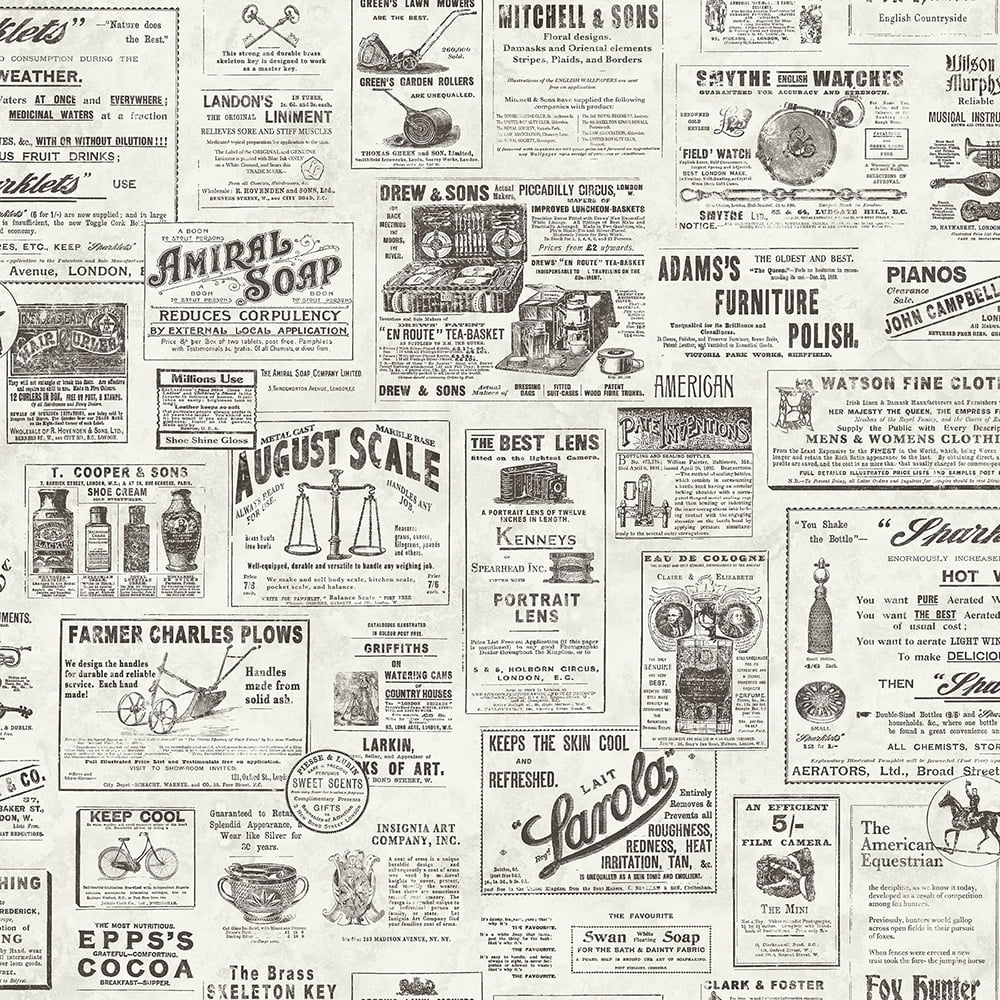 NuWallpaper Charcoal Published Vinyl Peel And Stick Wallpaper, 216-in by 20.5-in, 30.75 sq. ft.