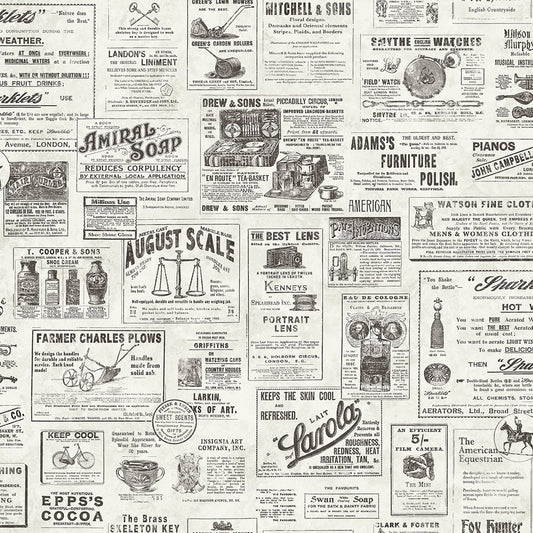 NuWallpaper Charcoal Published Vinyl Peel And Stick Wallpaper, 216-in by 20.5-in, 30.75 sq. ft.
