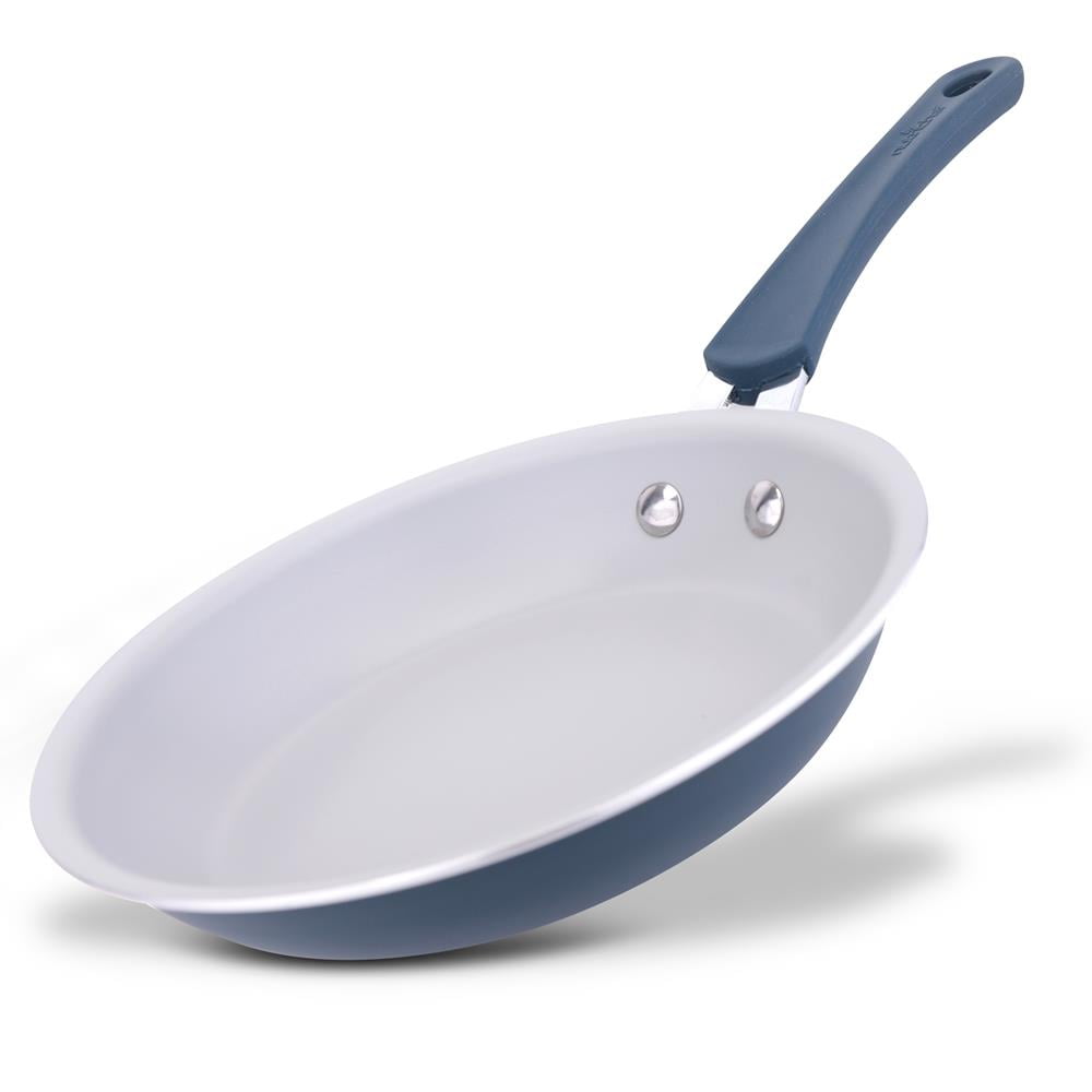 NutriChef 8'' Small Pan Non-Stick High-Qualified Kitchen Cookware, Heat Resistant Lacquer Outside