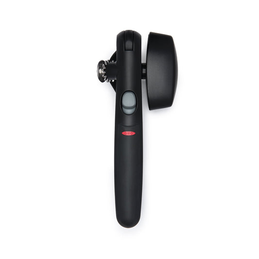 OXO SoftWorks Snap-Lock Can Opener with Easy-Grip Handles and Large Knob for Smooth Turning