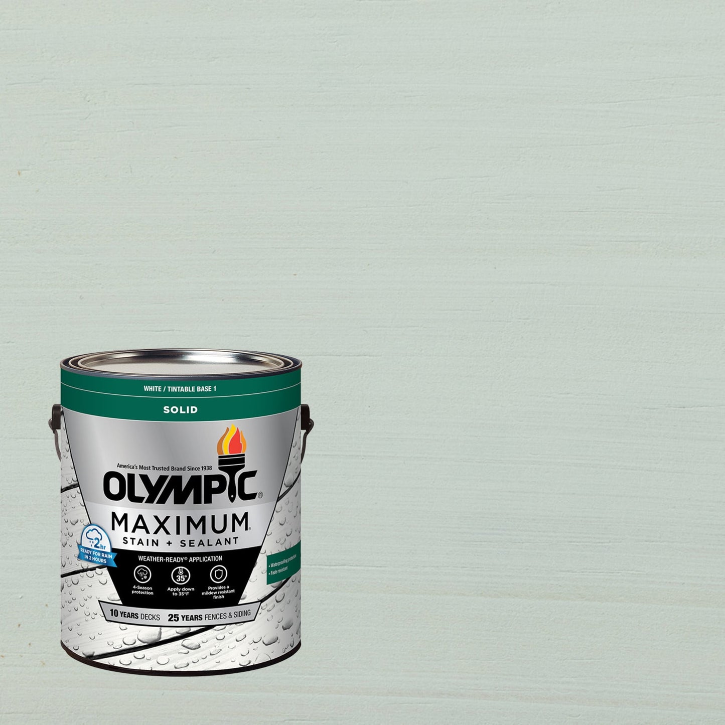 Olympic Maximum 1 Gallon SC-1019 Cool Dusk Solid Color Exterior Stain and Sealer in One